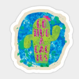 Cactus Hug Sticker